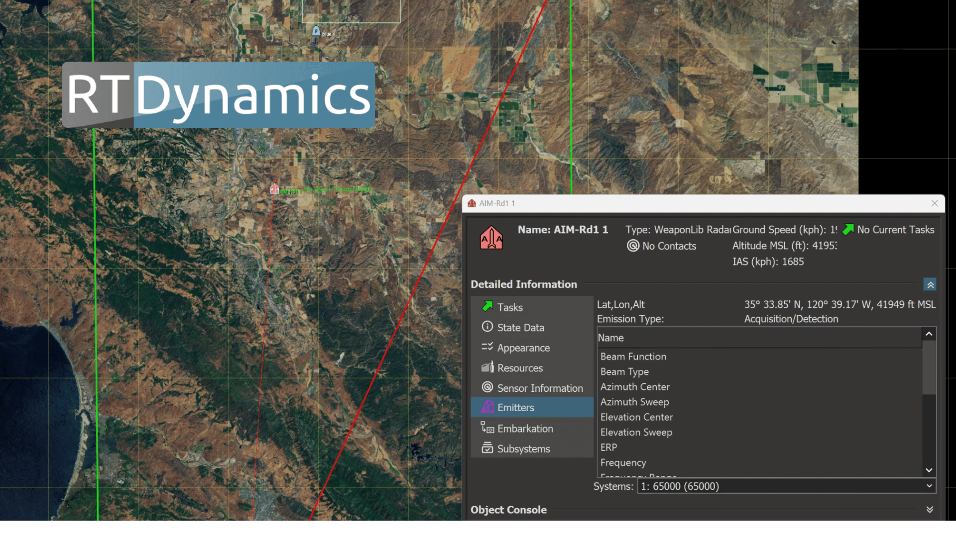 Emitter-level radar, EW, & Weapons - RTDynamics 